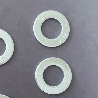 F436 Lavadora de alta tracción 1/4&quot; - 4&quot; Plano / Dacromet para montaje de maquinaria pesada
